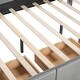 preview thumbnail 35 of 45, Twin Size Rabbit-Shaped Platform Bed with Under-Bed Drawers and Storage Pockets