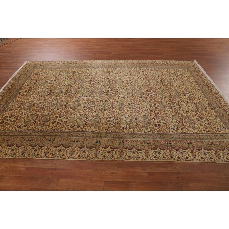 Anatolian Turkish Vintage Rug Hand-Knotted Living Room Wool Carpet - 6'6" X 9'9"