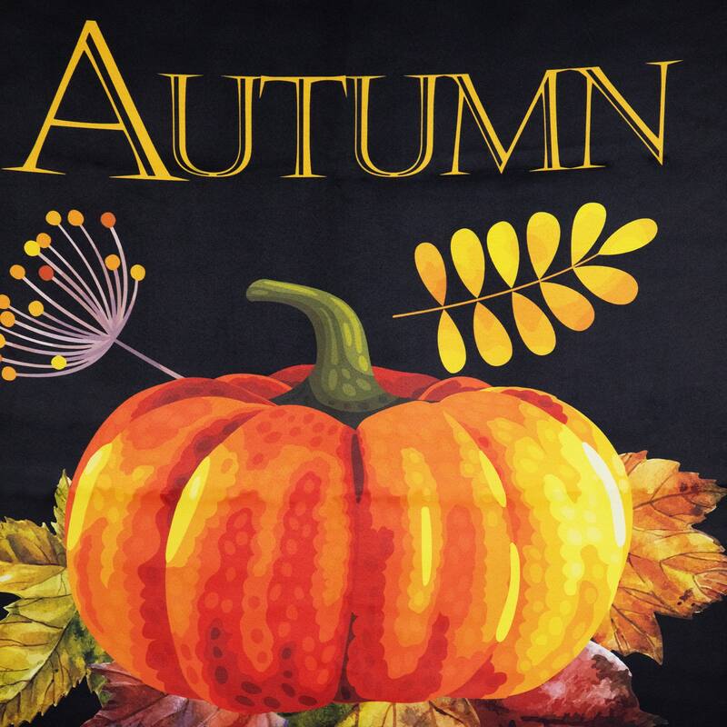 Autumn Blessings and Pumpkin Fall Harvest Outdoor House Flag - 40" x 28" - 40" x 28"