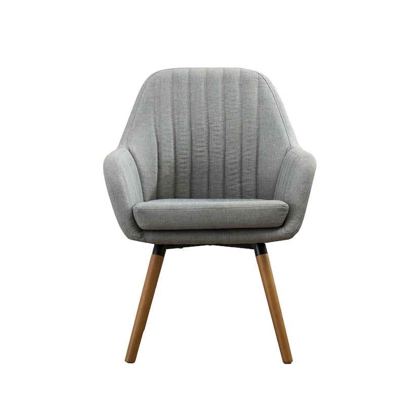 Contemporary Fabric Upholstered Accent Chair