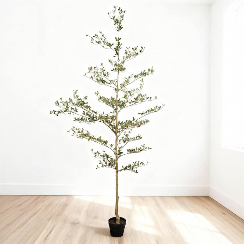 7FT Artificial Black Olive Tree - 7FT