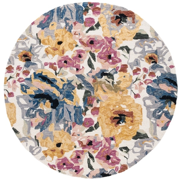SAFAVIEH Handmade Jardin Lyudmila Floral Wool Rug - Bed Bath