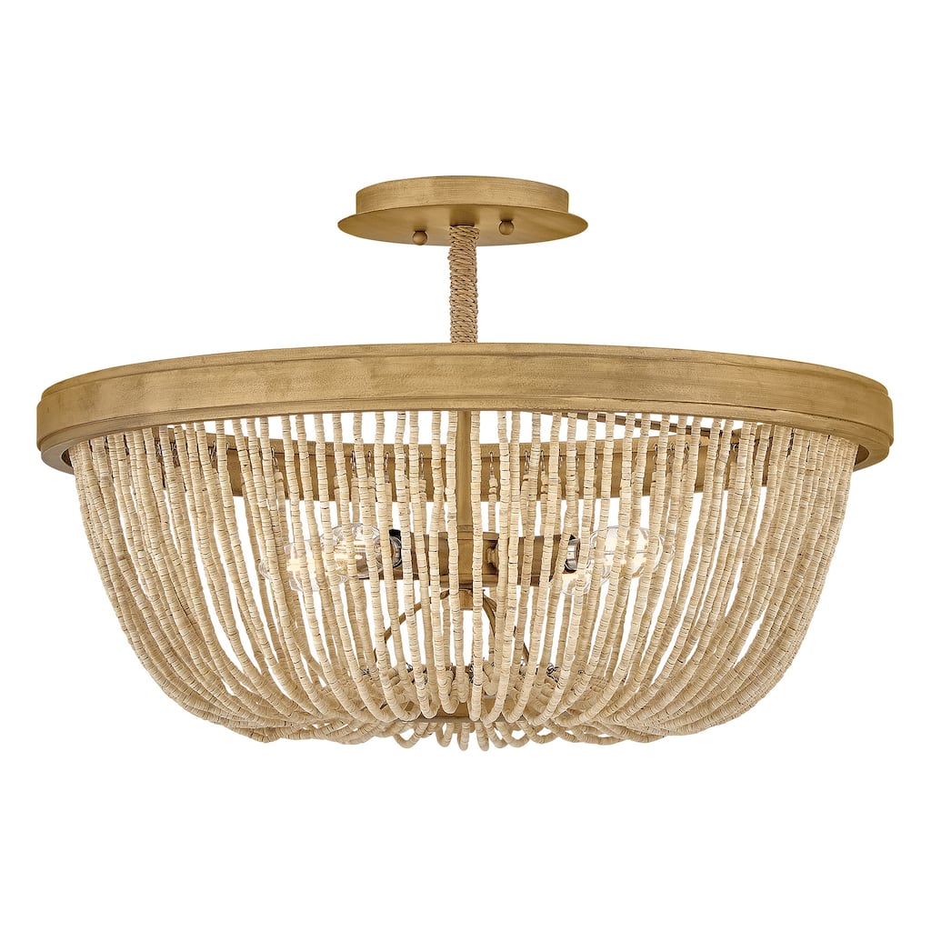 Hinkley Lighting 48613 Tula 4 Light 22" Wide Semi-Flush Bowl Ceiling