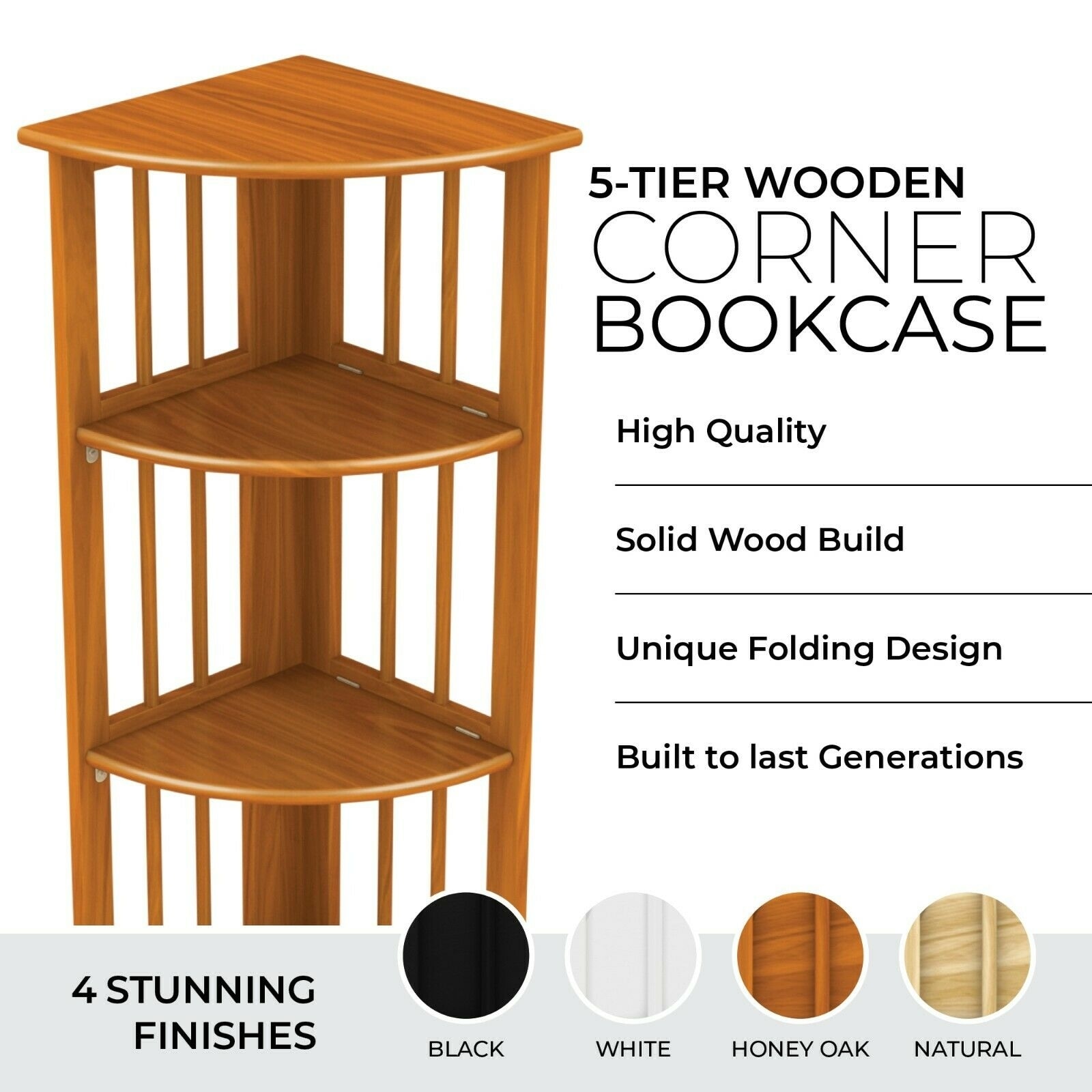 Stony Edge Corner Folding Bookcase On Sale Bed Bath Beyond