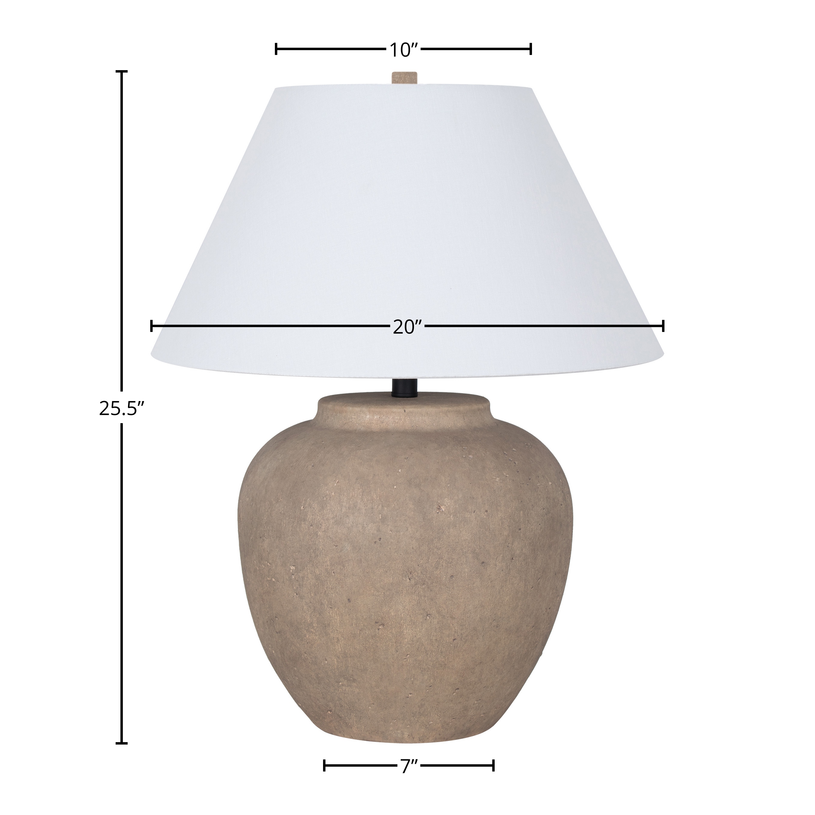 Grey concrete lamp 2025