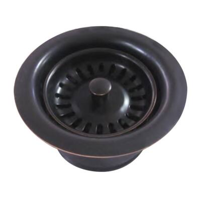 Whitehaus 3 1/2" Waste Disposer Trim with Matching Basket Strainer for