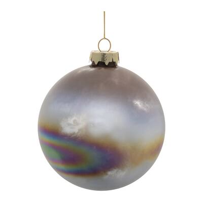 Iridescent Glass Ball Ornament (Set of 12) - N/A