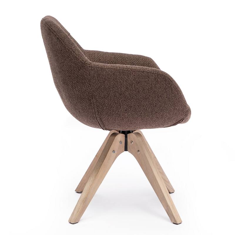 Modern Home Office Swivel Desk Chair Fabric Accent Chair