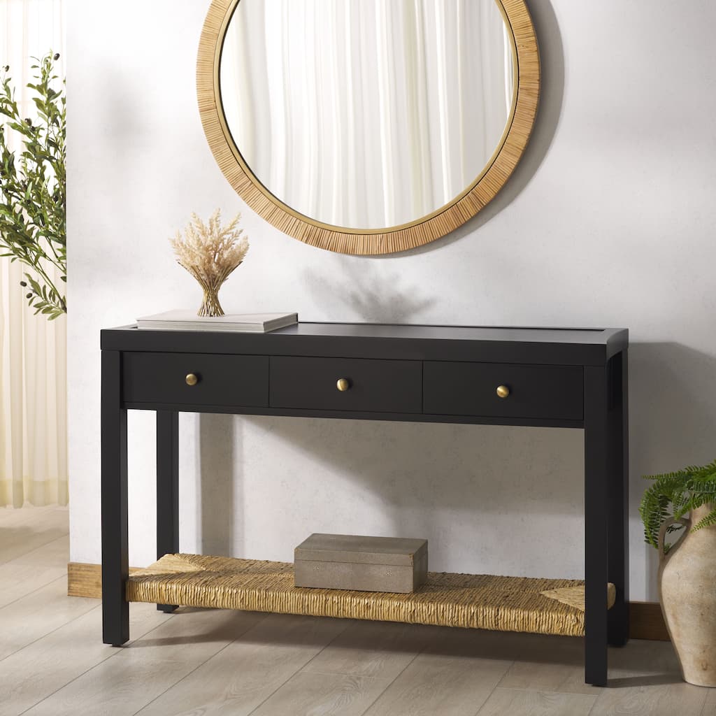 SAFAVIEH Couture Berlynne Banana Stem Shelf Console Table - 48"W x 15"D x 30"H