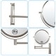 preview thumbnail 30 of 44, 8" Bathroom Mirror Wall Mounted Magnifying Reversible Double Sided 1X/10X Makeup Mirror