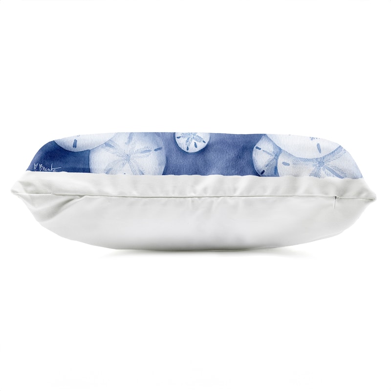 Stupell Watercolor Style Sand Dollars Printed Outdoor Throw Pillow Design by Paul Brent