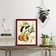 preview thumbnail 115 of 138, Printed Tuscan Fruits IV -Framed Print w/glass-Cherry Red