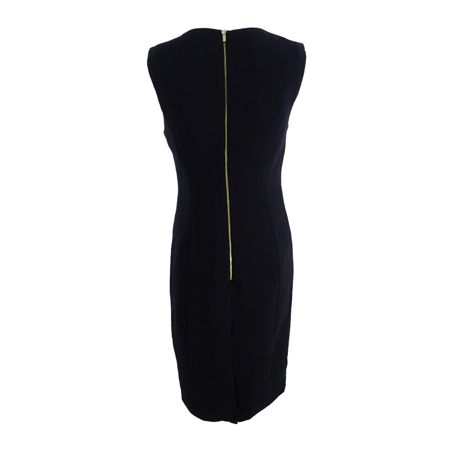 green emerald velvet dress Calvin Klein Sleeveless V-Neck Gown with High-Low Design – Women's For –  Elegant Dresses Online