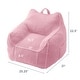 preview thumbnail 30 of 88, Children's Bean Bag Chair,Corduroy Bean Bag Sofa with Armrests