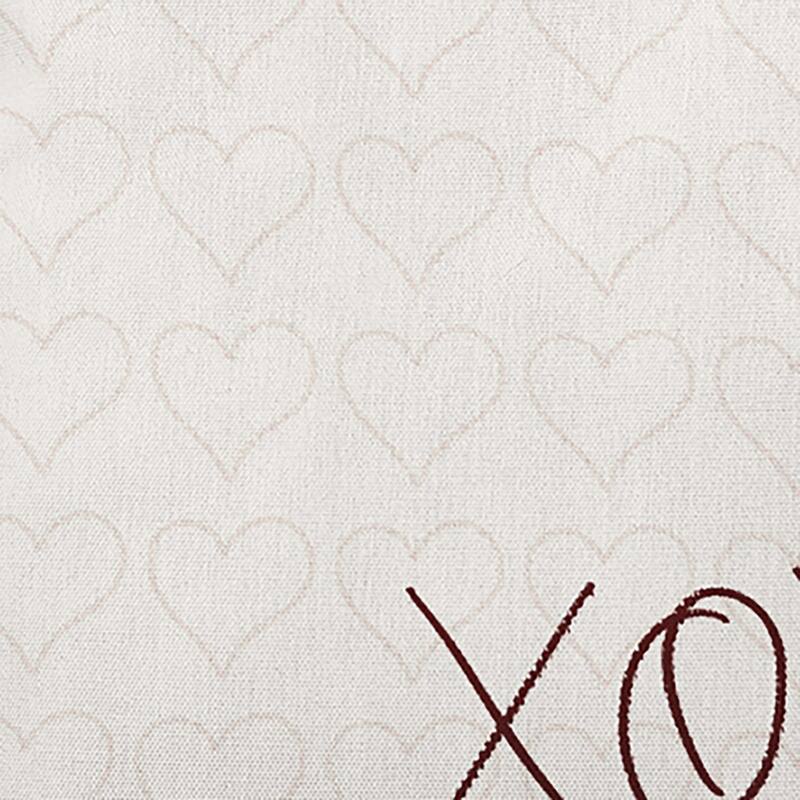 XOXO with Hearts Valentine's Day Decorative Indoor Pillow