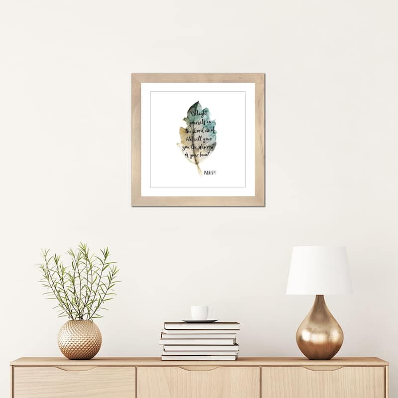 iCanvas "Psalm Leaf IV" by Kimberly Allen