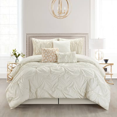 Nanshing Elianna Pintuck 7 Piece Comforter Set