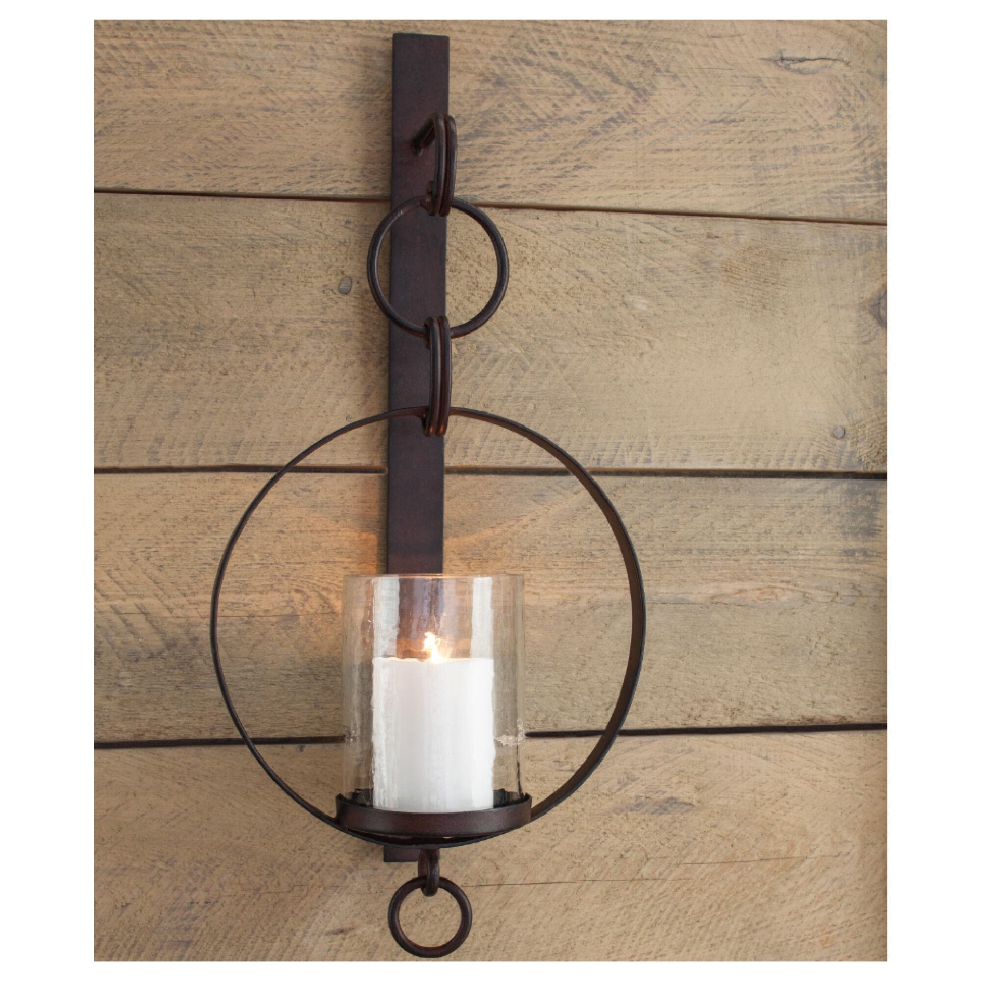 Signature Design by Ashley Ogaleesha Brown/Clear Wall Sconce - 11.25" W x 5.63" D x 22.13" H