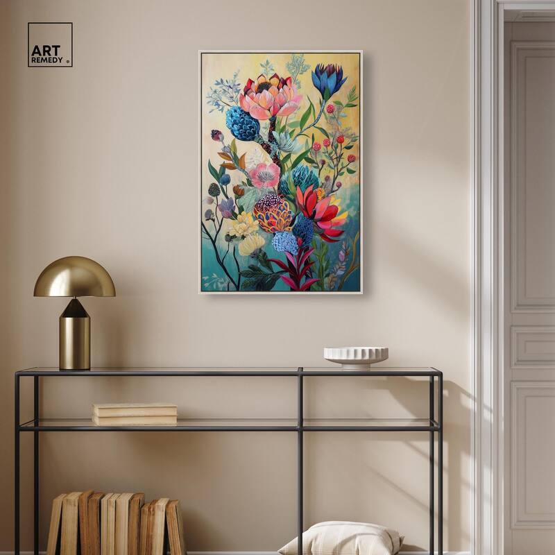 Exotic Bloom Medley I Canvas by Art Remedy