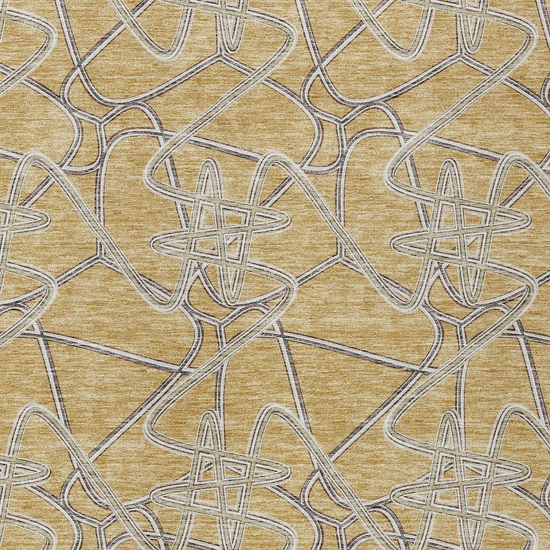 HomeRoots Geometric Contemporary Rectangle Outdoor Rug
