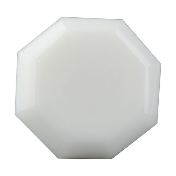 Shop Cabinet Knob Milk Glass 1 Dia W Brass Back Renovator S