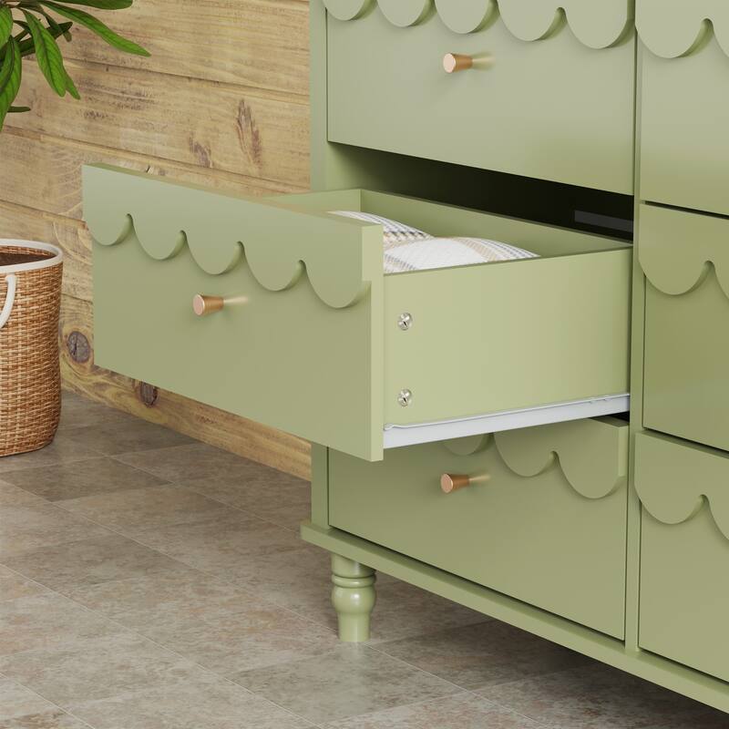 Royal 9-Drawer Lace Dresser - Max Storage for Growing Kids