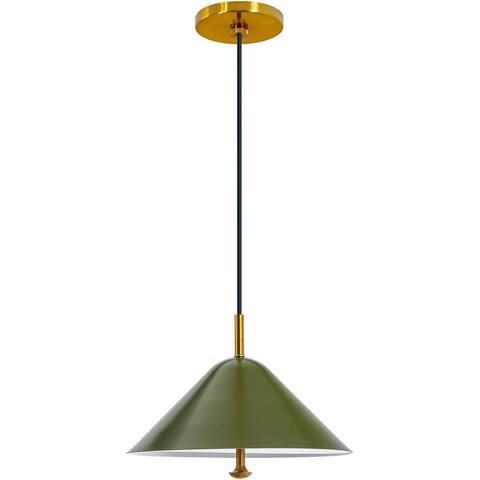 Retro green pendant light vintage ceiling hanging light fixture farmhouse industrial hanging lamp