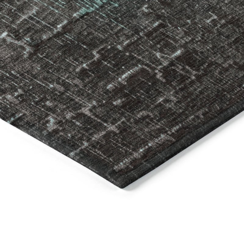 HomeRoots Ombre Transitional Rectangle Outdoor Rug