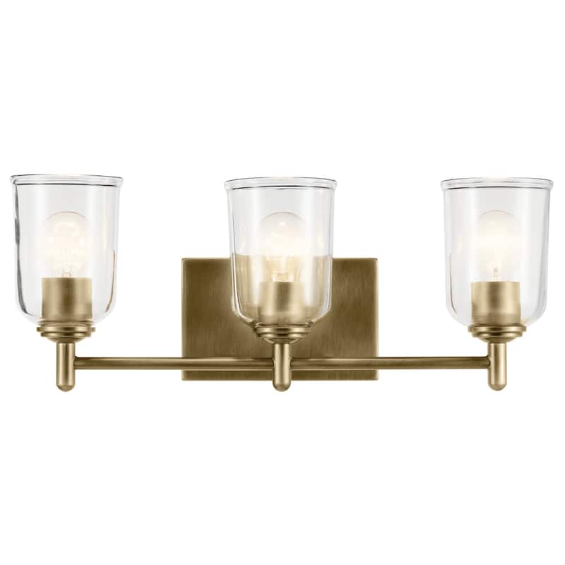 Kichler Lighting Shailene Bathroom Vanity Light with Clear Glass