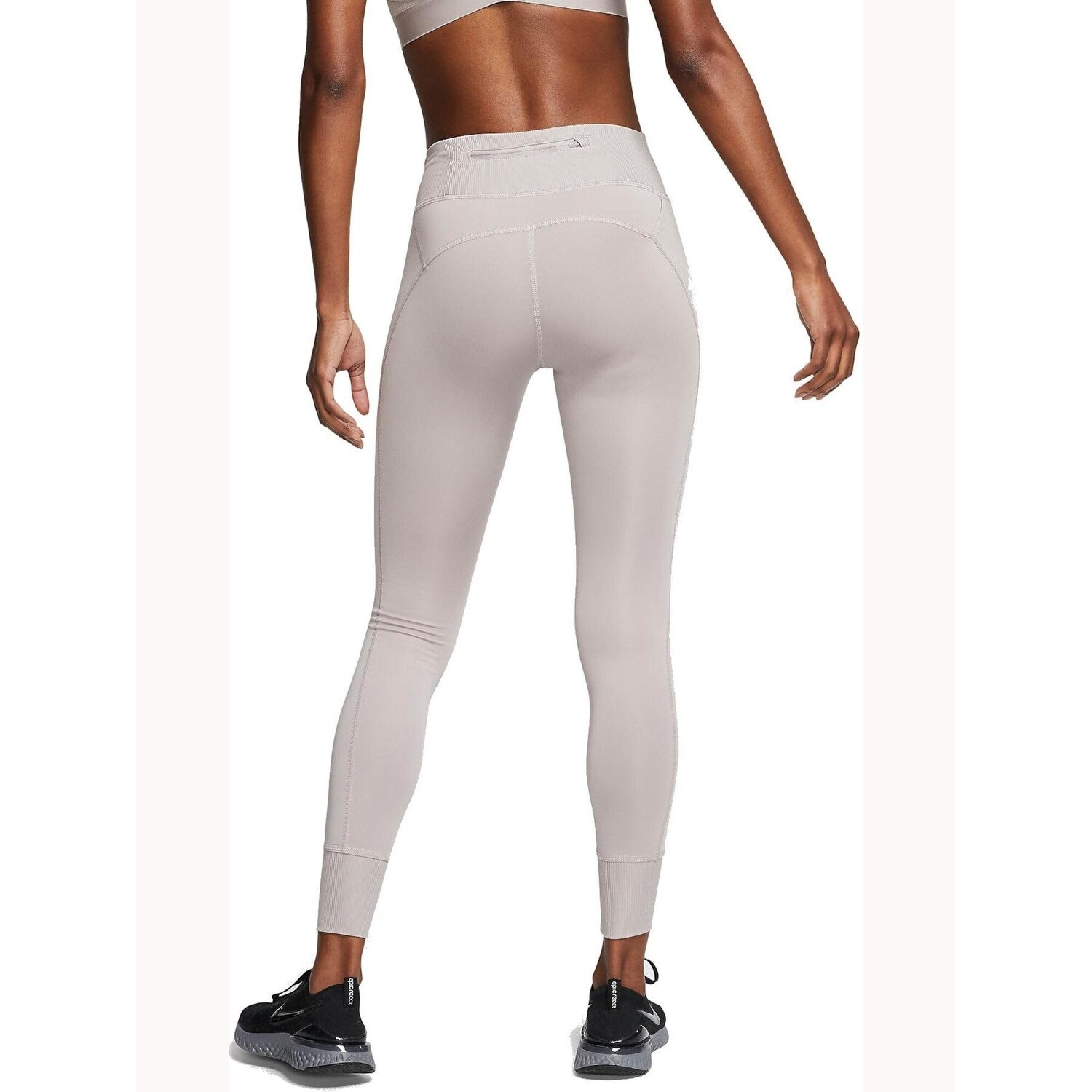 beige nike leggings