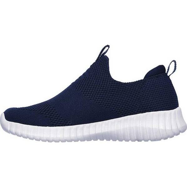 Shop Skechers Boys Elite Flex Wasick Slip On Sneaker Navy