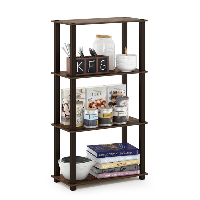 Furinno Turn-S-tube 4-tier Multipurpose Bookshelf