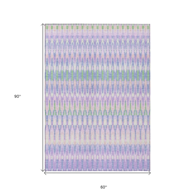 HomeRoots Southwestern Transitional Rectangle Outdoor Rug