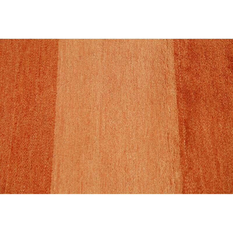 Modern Oriental Gabbeh Kashkoli Runner Rug Hand-knotted Wool Carpet - 2'6" x 20'8"