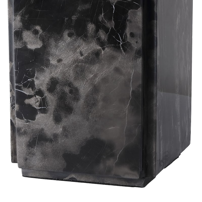 SAFAVIEH Couture Zahra Marble Tall Table Lamp - 15"W x 15"D x 23"H