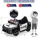 preview thumbnail 5 of 5, 12V Kids Ride-On Police Car with Remote Control, Flashing LED Lights, Powered Toy Vehicle