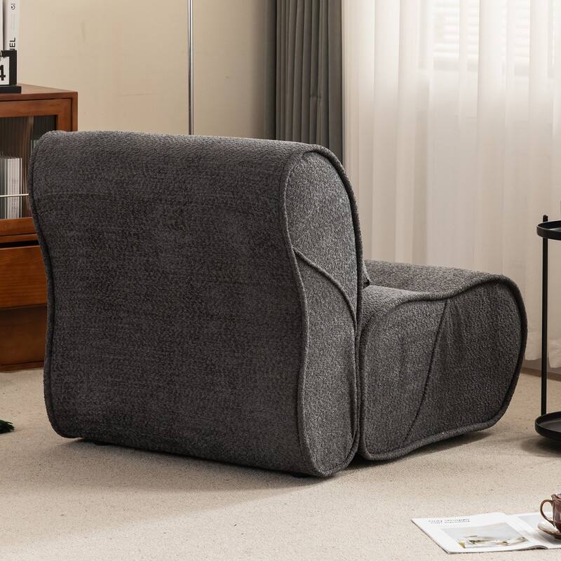 Modern Design Comfortable Single Sofa Chair with Waist Pack Padding