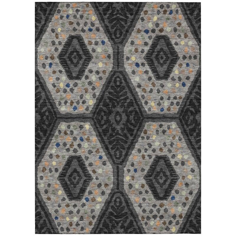 Machine Washable Indoor/ Outdoor Global Nipsey Chantille Rug