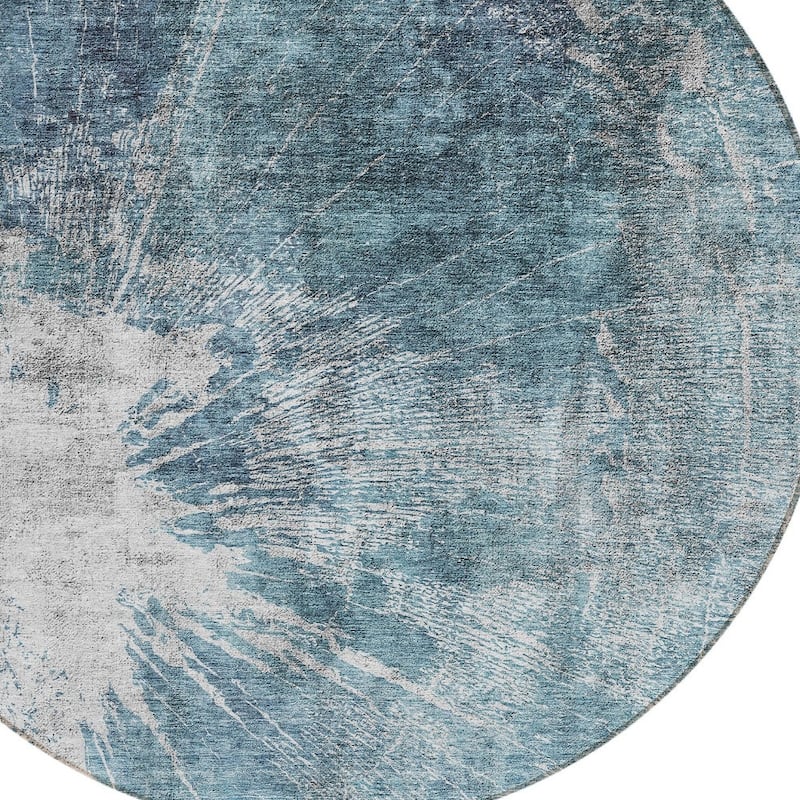 HomeRoots Abstract Transitional Rectangle Outdoor Rug