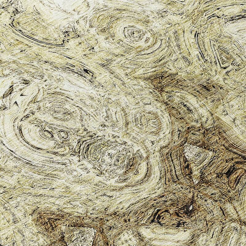 Machine Washable Indoor/ Outdoor Chantille Abstract Waves Rug