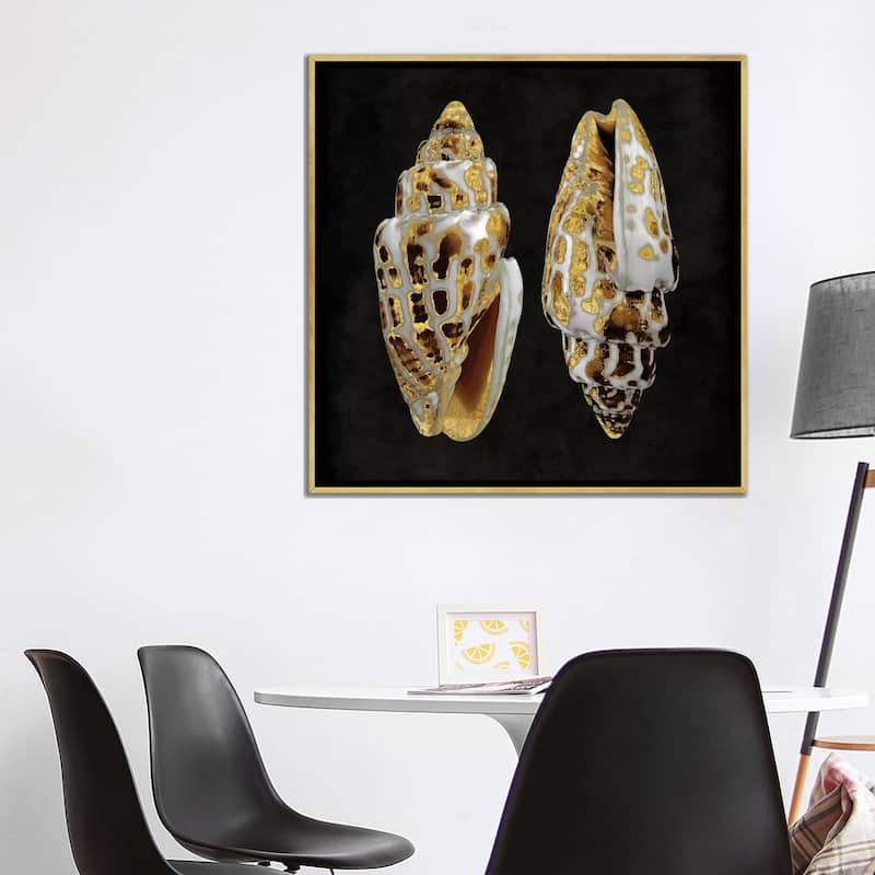 iCanvas "Golden Ocean Gems I" by Caroline Kelly Framed Canvas Print