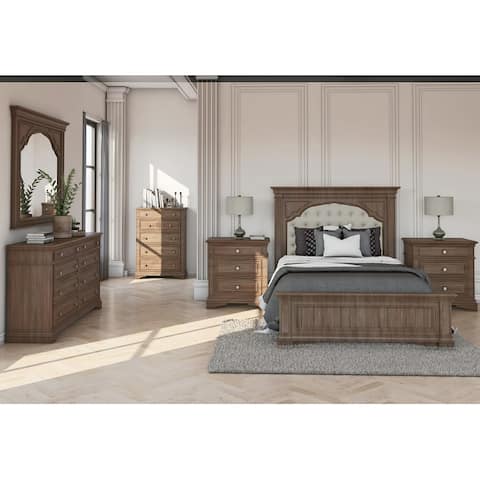 The Gray Barn Havenwood 6-piece Upholstered Panel Bedroom Set