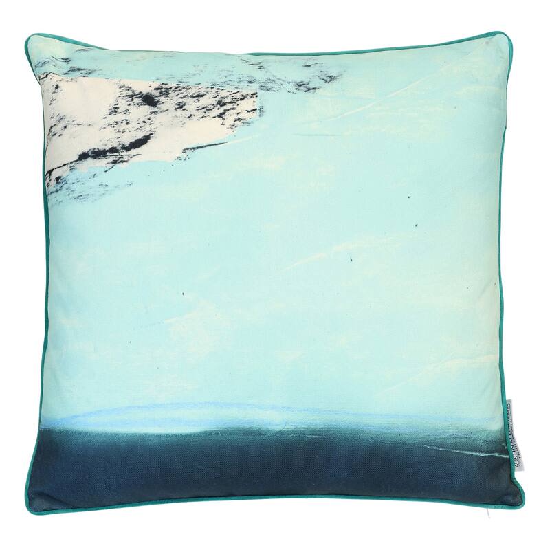 StyleCraft Glacier Fade Pillow - Soft Aqua & Pale Turquoise - 24" x 24"