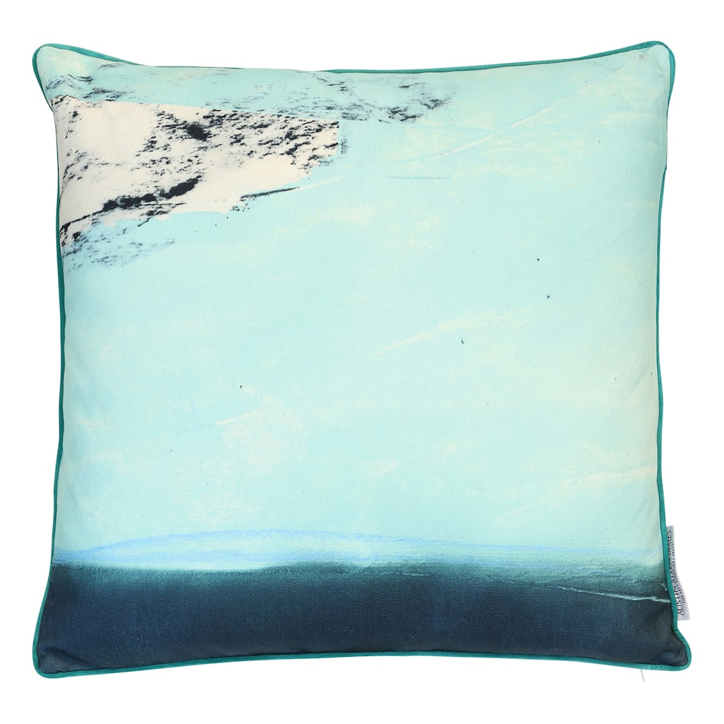 StyleCraft Glacier Fade Pillow - Soft Aqua & Pale Turquoise