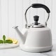 preview thumbnail 10 of 20, Martha Stewart Kingstree Large 2 Qt Heavy Gauge Whistling Tea Kettle - Stainless Steel