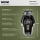 preview thumbnail 6 of 8, 1-1/4 HP Continuous Feed Garbage Disposal for Kitchen Sinks with Power Cord and Accessories included - Black and Grey