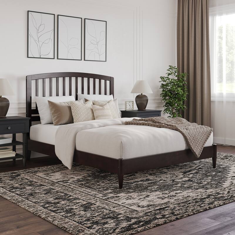 Quincy Solid Wood Low Profile Platform Bed