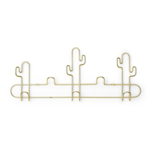 Umbra 1008040 Desert 17" Wide Steel Clothing Rack by Eugénie de Loynes - Brass