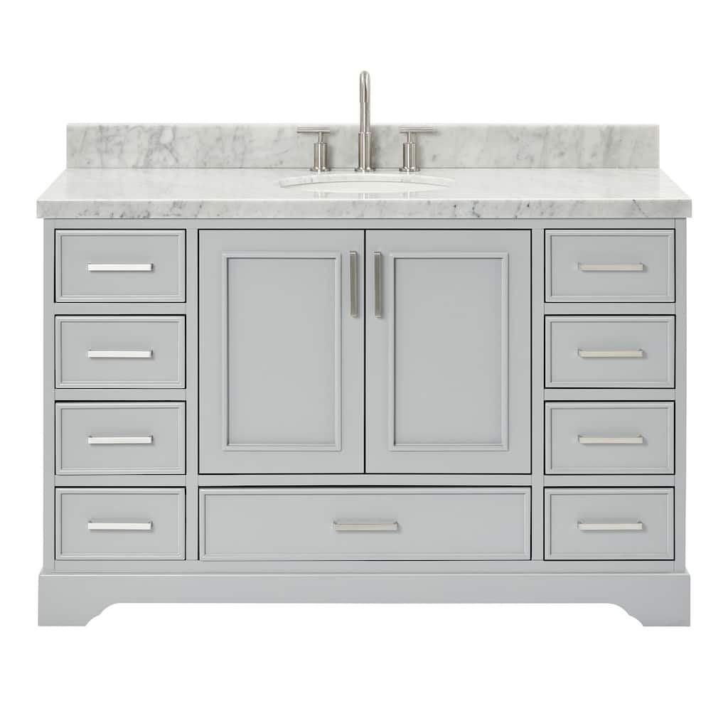 Ariel M055SCWOVO Stafford 55" Free Standing Single Basin Vanity Set