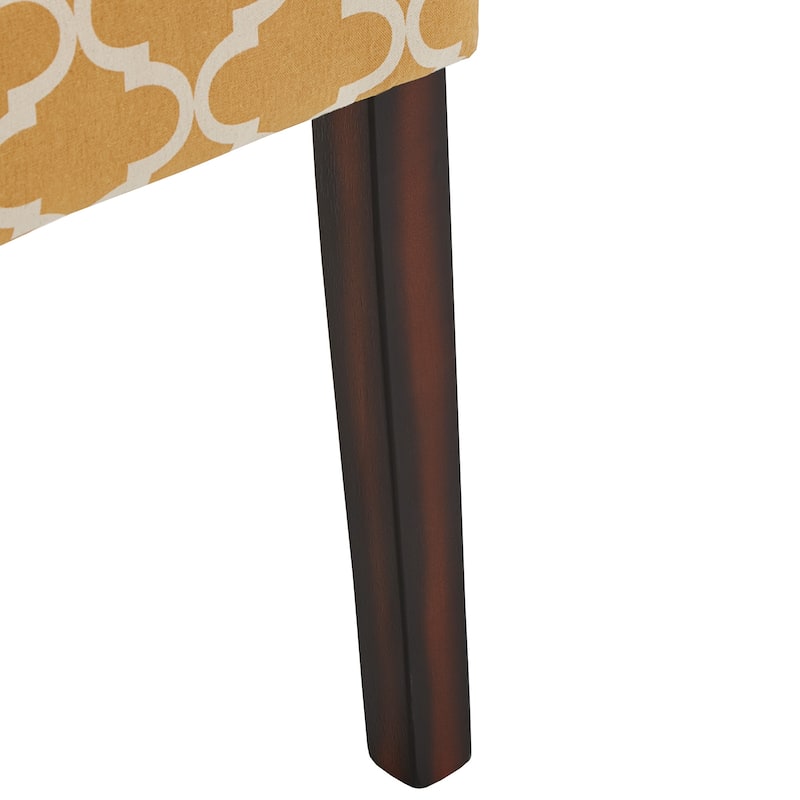 Catherine Moroccan Pattern Fabric Parsons Dining Chair (Set of 2) by iNSPIRE Q Bold